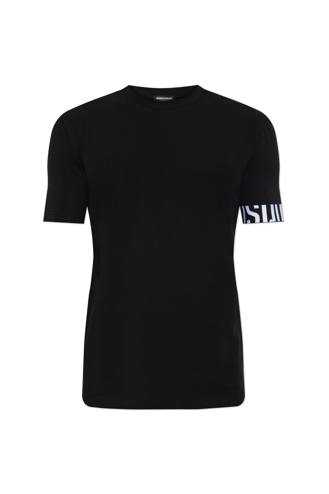 DSQUARED2 Underwear Basic ラウンドネックTシャツ 半袖 Black T-shirt from the 'Underwear' collection Dsquared2
